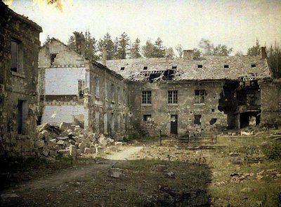 Usine de verre, Vauxrot, Cuffies, Aisne, France, 1917 - Fernand Cuville